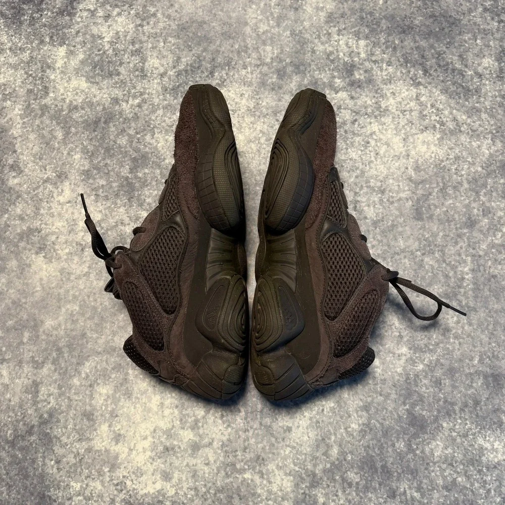 Adidas Yeezy 500‎ Utility Black Mens Sneakers F36640 Size 11.5 Low Top Shoes